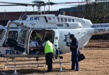 En 15 minutos trasladan por aire a mujer de San José Chiapa a Tepeaca