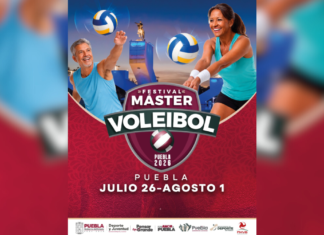 Puebla será sede del Festival Máster de Voleibol 2026