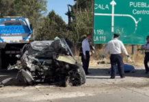 Muere conductor tras impactarse en la autopista México–Puebla