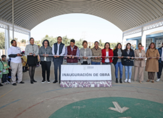 Entregan arcotecho en preescolar “Frida Kahlo” de Cuautlancingo
