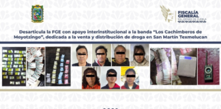 Cae grupo dedicado al narcomenudeo en San Martín Texmelucan