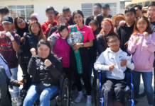Secretaría de Deporte realiza clase de box en el CBTIS 260