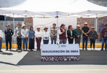 Omar Muñoz entrega reconstrucción de la calle 28 de Noviembre