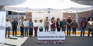 Omar Muñoz entrega reconstrucción de la calle 28 de Noviembre