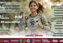 Invitan a participar en la carrera militar “Guerreros de Puebla”