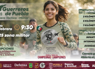 Invitan a participar en la carrera militar “Guerreros de Puebla”