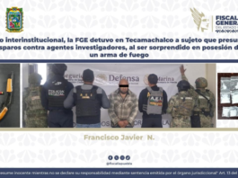 FGE detiene a hombre por intento de homicidio en Tecamachalco