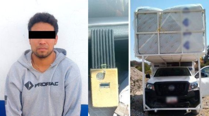 SSP Puebla asegura a hombre por ataques a las vías de comunicación