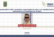 FGE aprehenden a hombre por robo agravado a comercio