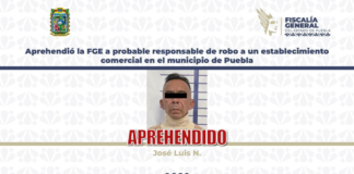 FGE aprehende a hombre por robo agravado a comercio