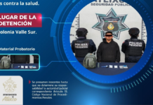 Detienen a hombre por delitos contra la salud en Atlixco