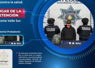 Detienen a hombre por delitos contra la salud en Atlixco