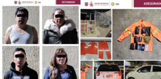 Detienen a banda que fingía ser barrenderos para robar en CDMX