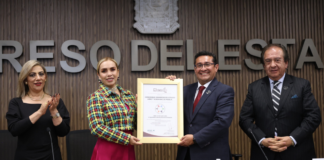 Congreso de Puebla recibe distinción en igualdad laboral y no discriminación