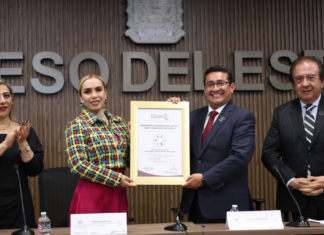 Congreso de Puebla recibe distinción en igualdad laboral y no discriminación