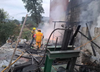 Explosión de polvorín clandestino en Huauchinango deja tres heridos