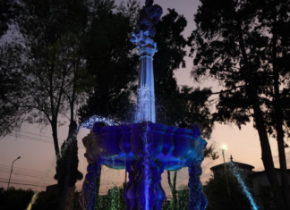 Entregan mantenimiento integral de la fuente del Parque Habana