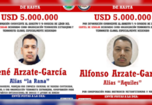 EU ofrece 10 mdd por hermanos del Cártel de Sinaloa