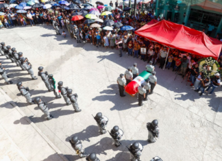 Rinden honores a sargento poblano de la GN caído en Jalisco
