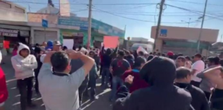 Locatarios del Mercado Morelos se manifiestan por operativos de seguridad