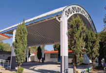 Lupita Cuautle inaugura megadomo en CAIC de Concepción La Cruz