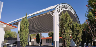 Lupita Cuautle inaugura megadomo en CAIC de Concepción La Cruz