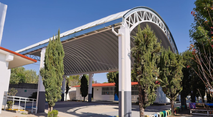 Lupita Cuautle inaugura megadomo en CAIC de Concepción La Cruz