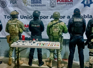 Aseguran objetos prohibidos en penal de San Pedro Cholula