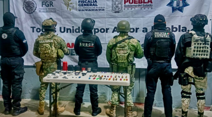 Aseguran objetos prohibidos en penal de San Pedro Cholula