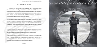 FGE investiga muerte de policía municipal tras incidente en la UCIPS