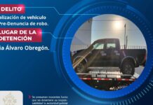 Policía de Atlixco localiza camioneta con reporte de robo en colonia Revolución