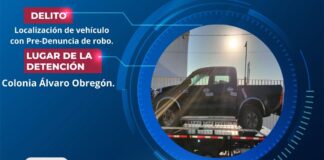 Policía de Atlixco localiza camioneta con reporte de robo en colonia Revolución