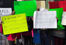 Protestan en jardín de niños de Huixcolotla por falta de intendencia