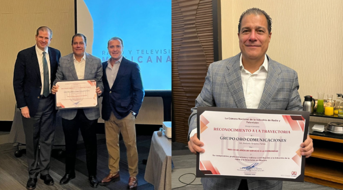 CIRT reconoce a Grupo Oro por más de 80 años de trayectoria