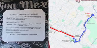 Ruta 45 “A” extenderá su recorrido hasta el CCU BUAP
