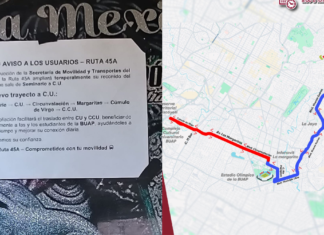 Ruta 45 “A” extenderá su recorrido hasta el CCU BUAP