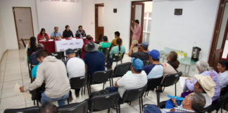 Bienestar explica Obra Comunitaria a comunidades ngiwa