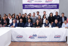 Lupita Cuautle encabeza segunda reunión con autoridades auxiliares