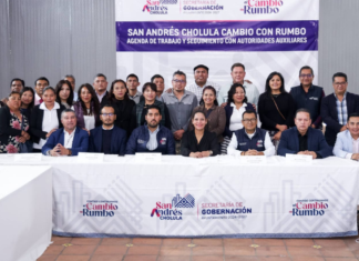 Lupita Cuautle encabeza segunda reunión con autoridades auxiliares