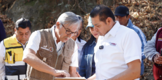 Alejandro Armenta supervisa rescate del río Nexapa