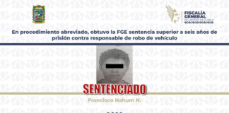 Condenan a sujeto por robo de camioneta en El Carmen