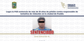 Sentencian a 15 años a agresor por tentativa de violación en Puebla