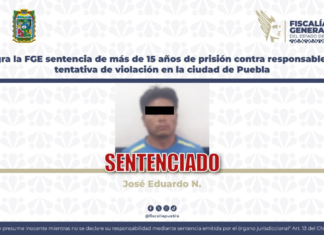 Sentencian a 15 años a agresor por tentativa de violación en Puebla