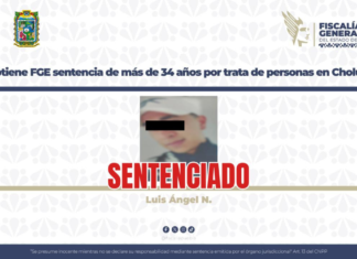 FGE logra sentencia por trata de personas en San Pedro Cholula