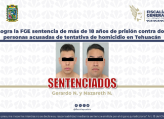 Dan 18 años a dos implicados por ataque armado en Tehuacán