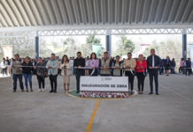 Omar Muñoz entrega techado en escuela superior de Sanctórum