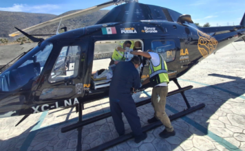 Trasladan a menor de Puebla para recibir atención médica en Tlaxcala