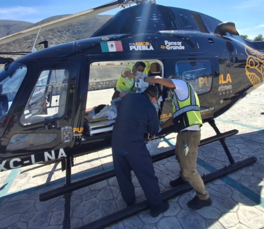 Trasladan a menor de Puebla para recibir atención médica en Tlaxcala