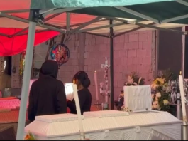 Velan a madre e hijos fallecidos por intoxicación en la Leobardo Coca