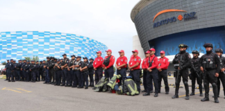 Refuerzan vigilancia en el estadio Cuauhtémoc y el auditorio GNP